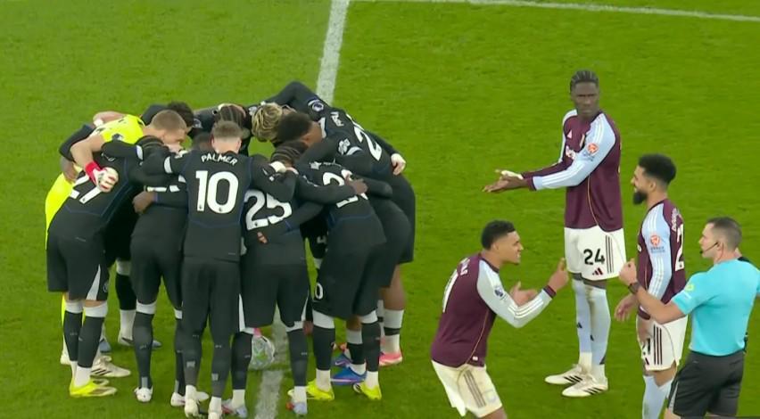 极速赛车开奖历史-还踢不踢，维拉球员不满切尔西球员在中圈进行集合喊话