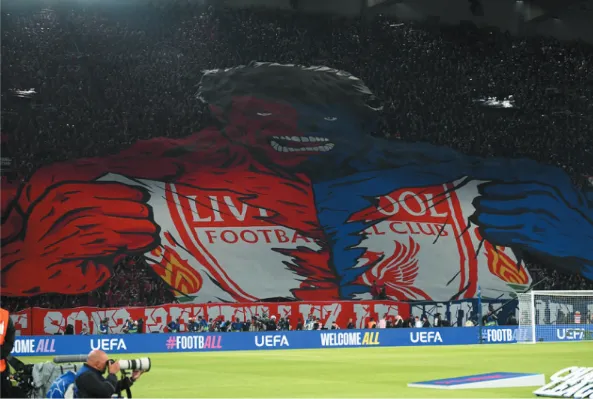 极速赛车注册-巴黎的漫威TIFO由斯坦李设计，利物浦球迷昨晚几乎鸦雀无声